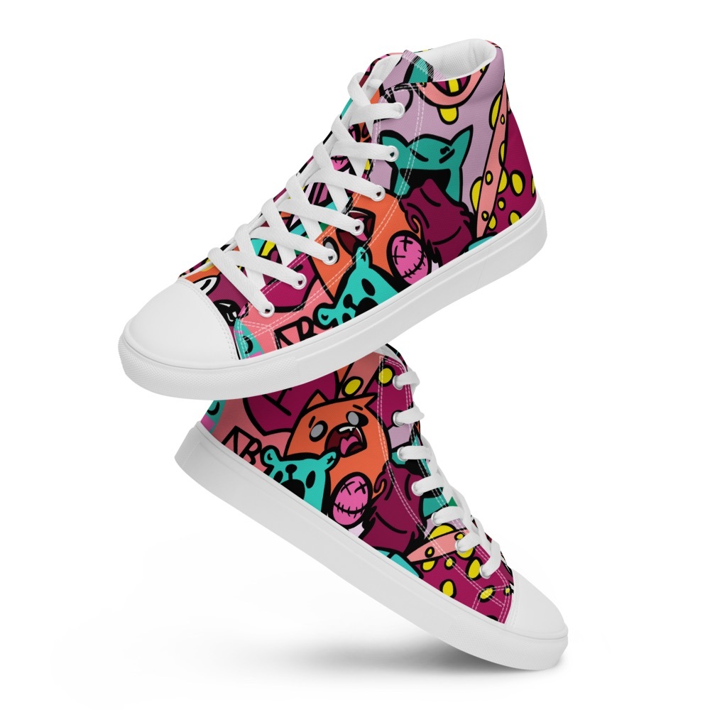 Kid Designed High-Top Sneakers